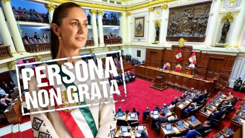 Perú aprueba moción para declarar persona non grata a Claudia Sheinbaum