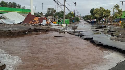 Acueducto Florido-Aguaje, sin mantenimiento desde 2002, provoca socavón y fuga