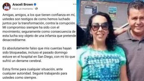 Marina del Pilar desconoce nexos de Araceli Brown con red del Cártel de Sinaloa