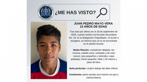 Desaparece menor de 13 años en Enssnada