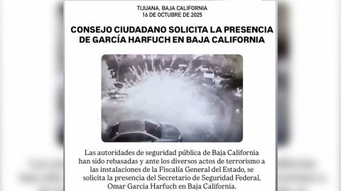 Consejo Ciudadano solicita presencia de García Harfuch en Baja California