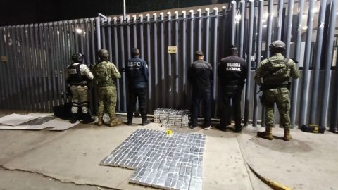 Ejército Mexicano y Guardia Nacional aseguran 112 kilos de cocaína en Tecate