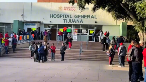 Trabajadores del Hospital General de Tijuana exigen pago y mejores condiciones