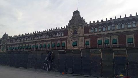 Palacio Nacional amanece blindado por marcha convocada por la Generación Z
