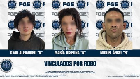 Son detenidos por robar cable de teléfono y amenazar a sujeto