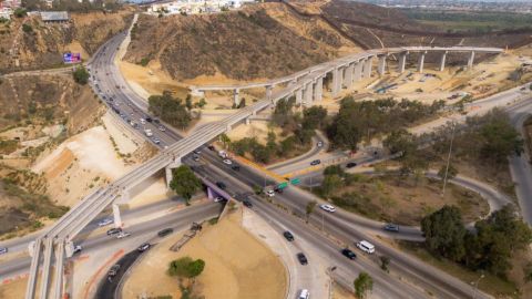 Destacan avances en la construcción del viaducto elevado en Tijuana