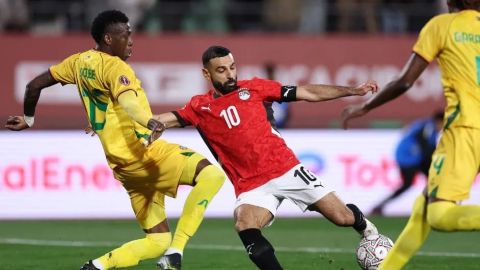 Mohamed Salah le da el triunfo in extremis a Egipto en su debut de Copa Africana