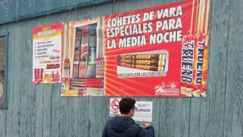 Clausuran establecimiento de venta de pirotecnia