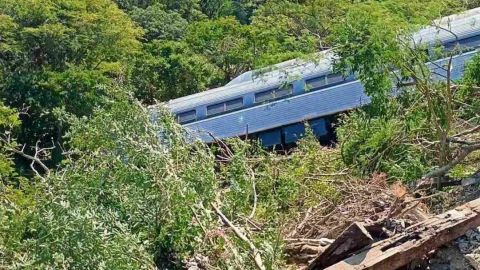 Sheinbaum reitera apoyo a víctimas del accidente del Tren Interoceánico