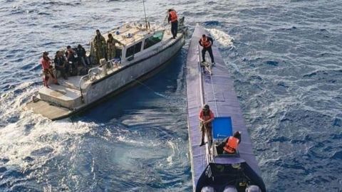 Semar intercepta a semisumergible con 4 toneladas de cocaína