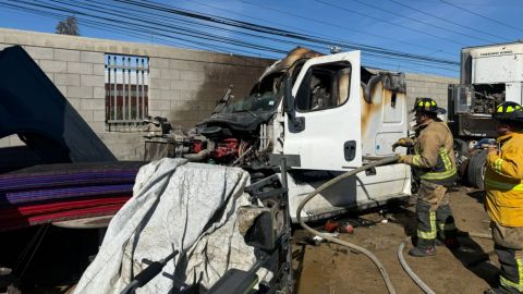 SSPCM reporta 11 detenidos tras bloqueos e incendios en Tijuana