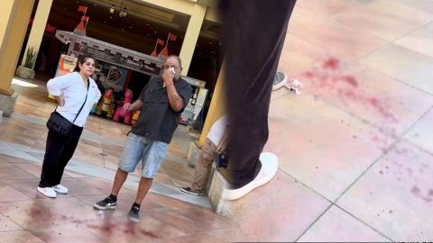 Le pidió que apagara el cigarro y terminaron peleando en Plaza Galerías