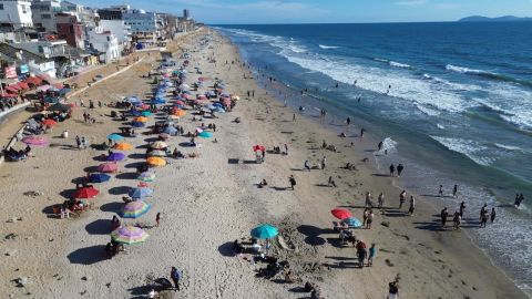 Afluencia de 7,500 visitantes en playas de Tijuana durante el fin de semana