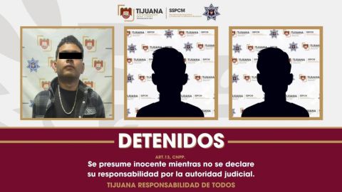 Detienen a tres personas por robo de vehículo con violencia; uno portaba un arma
