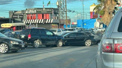 Accidentes y congestión vial por regreso a clases en Tijuana