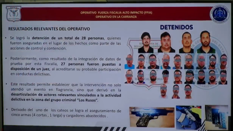 Detienen a integrante de grupo La Cátedra en fiesta en la colonia Carranza