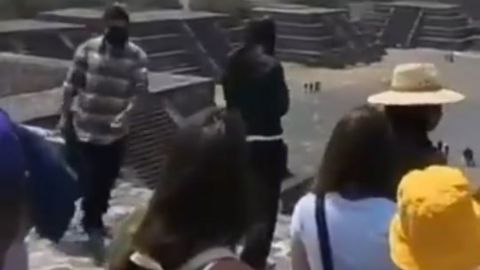 Visitante revela video previo al tiroteo en Teotihuacán