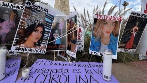 Familiares y amigos exigen justicia por el feminicidio de Carolina Flores