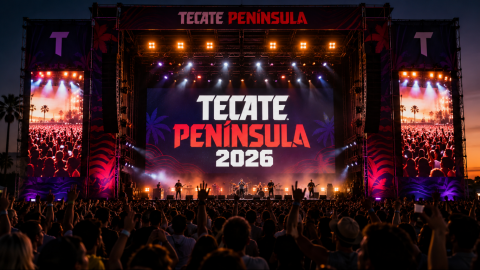 Revelan lineup oficial del Tecate Península 2026