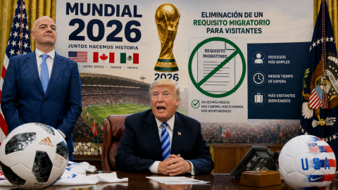 Por Mundial 2026, EU suspende requisito migratorio