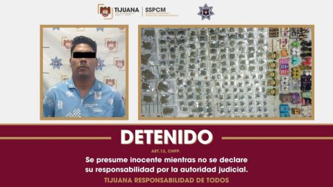 Detiene Policía Municipal a sujeto en posesión de narcóticos y dispositivos