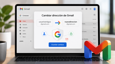 Google ya permite cambiar tu dirección de Gmail sin perder la cuenta