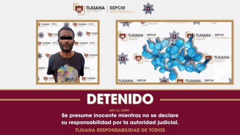 Detienen agentes municipales a hombre en posesión de presunta droga