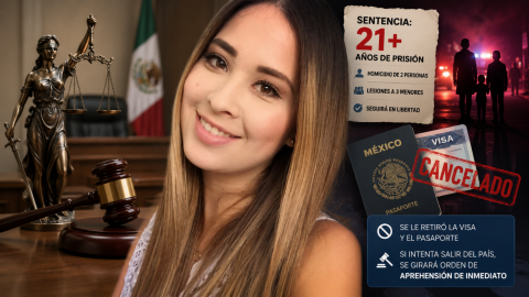 Condenada, pero libre: le retiran visa y pasaporte a Nailea Salas