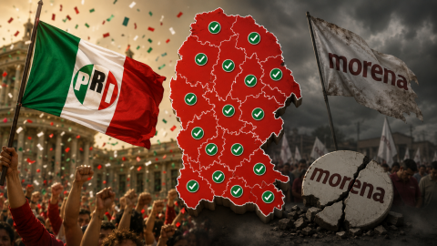 PRI arrasa en Coahuila y gana los 16 distritos del Congreso