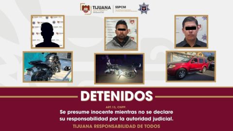 Recuperan tres vehículos robados y detiene a presuntos responsables