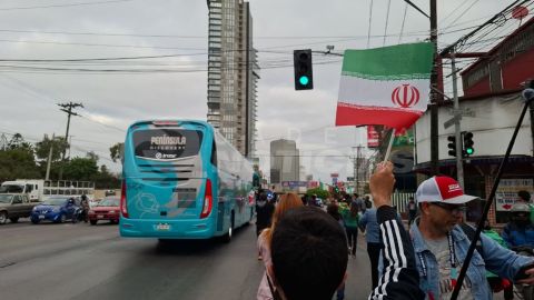¡Irán, hermano, ya eres mexicano!: Tijuana despide a la selección iraní