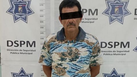 Detienen a sujeto que robó dos botellas de tequila en Mexicali