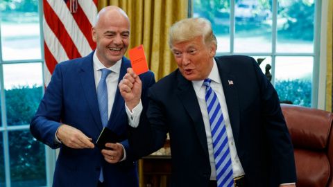 Gianni Infantino confirma llamada de Donald Trump