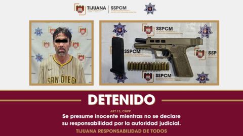 AseguraN a hombre por portación de arma de fuego en la colonia El Florido II