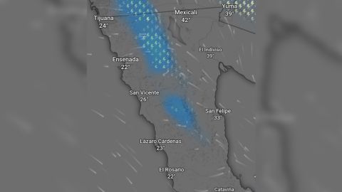 Continuará el pronóstico de lluvias, actividad eléctrica y vientos fuertes en BC