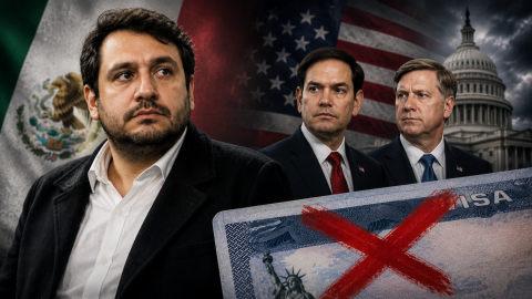 Andy López Beltrán denuncia que EU canceló su visa