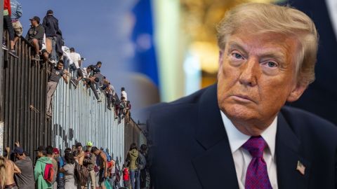 Trump pide a México frenar migrantes antes de llegar a EU