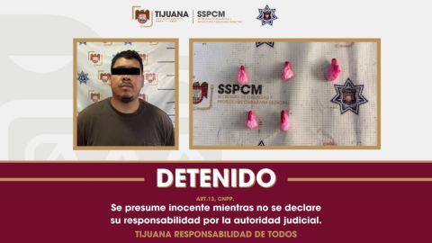 Detiene Policía Municipal a persona con sustancias prohibidas