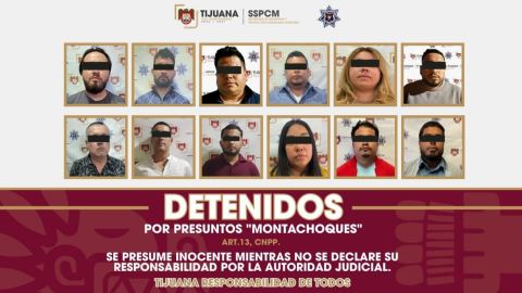 Detienen a 12 personas relacionadas con casos de ‘montachoques’ en Tijuana