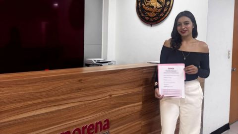 Aurora Inzunza se registra por Coordinación Municipal de Morena en San Quintín